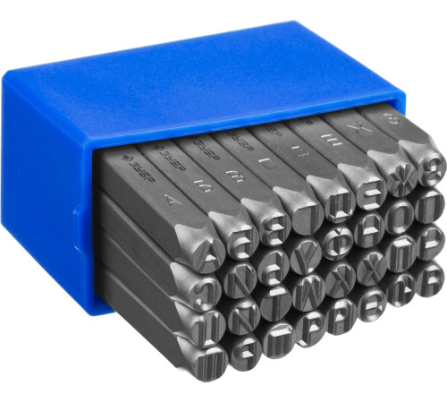 ЗУБР 6 мм, кириллица, штамповочные буквенные клейма, Профессионал (21503-06) купить  в Сочи