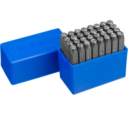 ЗУБР 6 мм, кириллица, штамповочные буквенные клейма, Профессионал (21503-06) купить  в Сочи