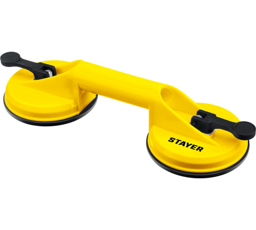 STAYER MAXLift, 80 кг, пластмассовый, двойной, стеклодомкрат на присоске (33718-2) купить  в Сочи