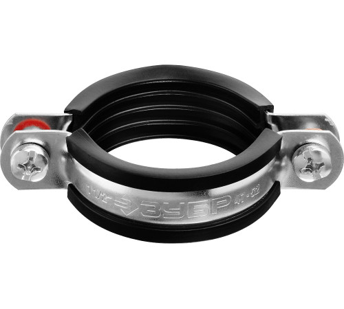 ЗУБР 1 1/2″, цинк, 8 шт, трубный хомут с гайкой (37850-47-52) купить  в Сочи