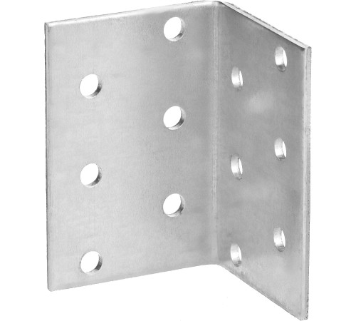 ЗУБР УКР-2.0, 60 x 40 x 40 x 2 мм, цинк, равносторонний крепежный уголок (310206-060-040) купить  в Сочи
