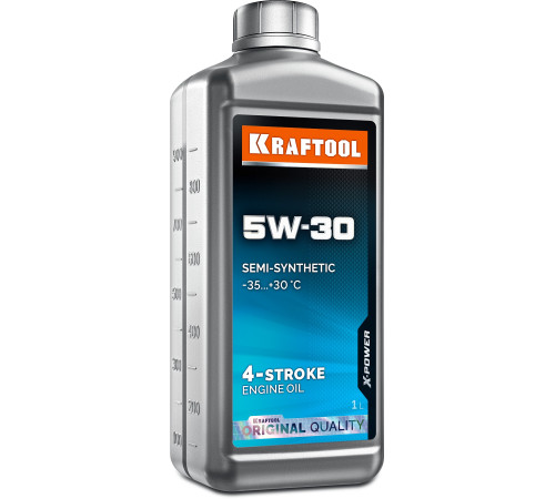 KRAFTOOL 5W-30, 1 л, зимнее полусинтетическое масло для 4-тактных двигателей (41511-1) купить в Сочи KRAFTOOL 5W-30, 1 л, зимнее полусинтетическое масло для 4-тактных двигателей (41511-1) купить в Сочи