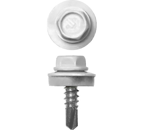 ЗУБР СКМ 9003, 25 х 5.5 мм, белый, 420 шт, кровельный саморез, Профессионал (4-300315-55-025-9003) купить  в Сочи