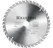KRAFTOOL Optima, 254 х 30 мм, 40Т, пильный диск по дереву (36951-254-30)
