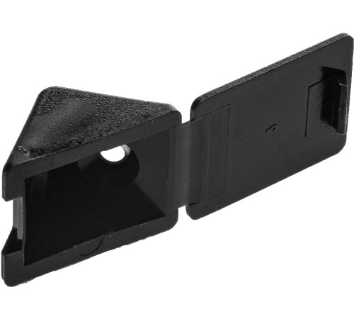 ЗУБР цвет черный, 4.0 x 15 мм, 4 шт, мебельный уголок с шурупом (4-308256-7) купить  в Сочи