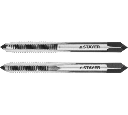 STAYER M5 х 0.8, 2 шт, комплект метчиков (28025-05-0.8-H2) купить  в Сочи