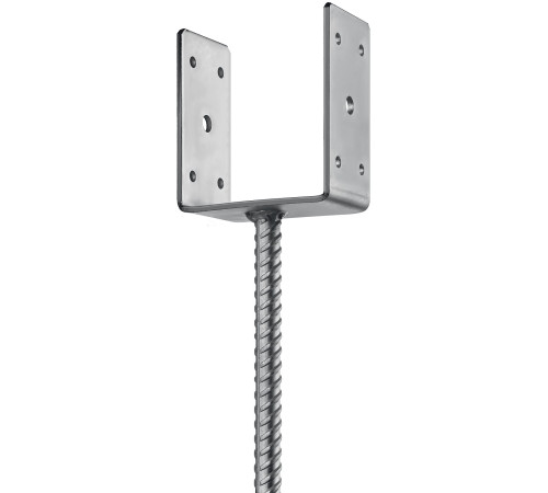 ЗУБР ОС-U, 101 x 120 x 60 мм, U-образное основание столба (310286-100) купить  в Сочи