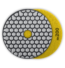 ЗУБР 100 мм, №200, сухое шлифование, алмазный гибкий шлифовальный круг АГШК, Профессионал (29868-200)