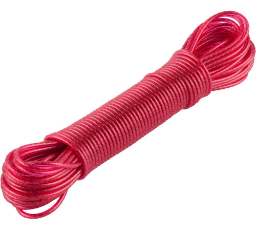 ЗУБР 15 м, стальная сердцевина, пластиковая оплетка, бельевой шнур (50140-15) купить  в Сочи