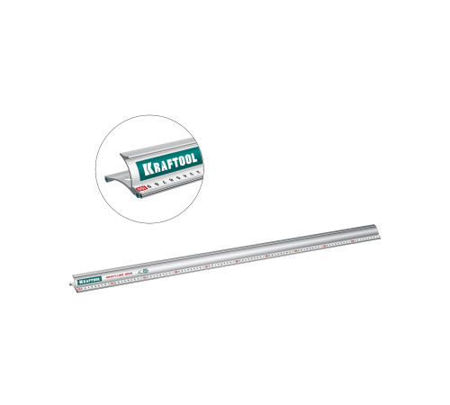 KRAFTOOL KRAFT-LINE, 1.0 м, усиленная алюминиевая линейка со стальной направляющей (34275-100) купить  в Сочи