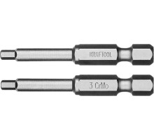 KRAFTOOL X-Drive Hex 3, 50 мм, 2 шт, торсионные биты (26127-3-50-2)