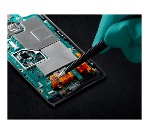 KRAFTOOL прямой 135 мм, Антистатический антимагнитный прецизионный пинцет (222125) купить  в Сочи