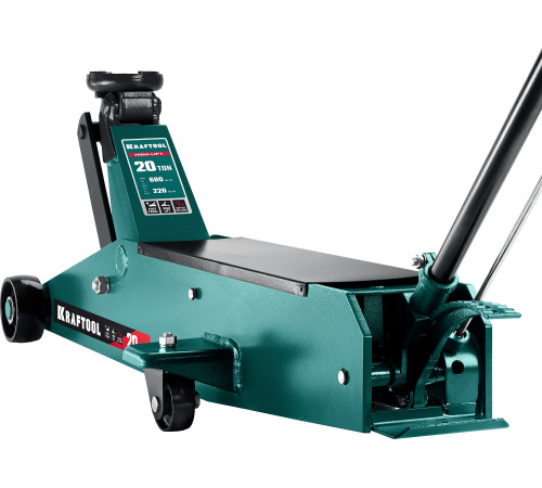 KRAFTOOL HIGH-LIFT, 20 т, 220 - 680 мм, для тяжелой техники, подкатной домкрат (43455-20) купить  в Сочи