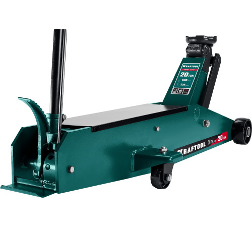 KRAFTOOL HIGH-LIFT, 20 т, 220 - 680 мм, для тяжелой техники, подкатной домкрат (43455-20) купить  в Сочи