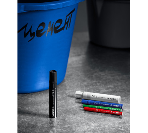 ЗУБР МК-1500 черный, 8-15 мм маркер-краска (06329-2) купить  в Сочи