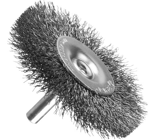 ЗУБР 50 мм, витая, стальная проволока 0.3 мм, щетка дисковая для дрели, Профессионал (35198-050) купить  в Сочи
