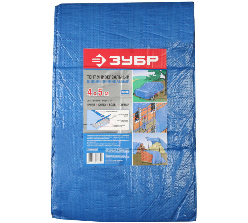 ЗУБР 75 г/м2, 3 х 5 м, тент-полотно Универсальный плотность (12550-03-05) купить  в Сочи