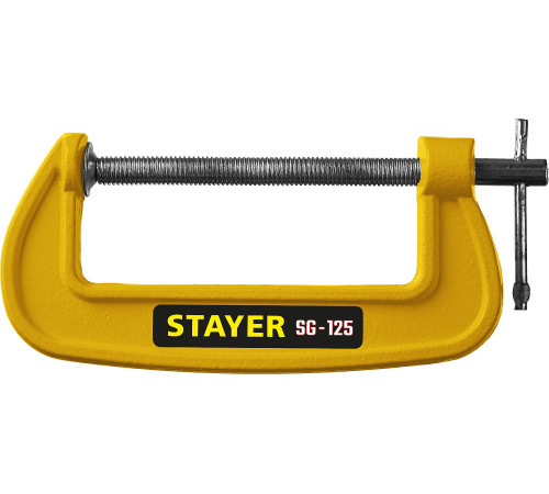 STAYER SG-125, 125 мм, чугунная струбцина G (3215-125) купить  в Сочи STAYER SG-125, 125 мм, чугунная струбцина G (3215-125) купить  в Сочи
