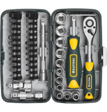 KRAFTOOL X-Drive 38, 38 предм., универсальный набор инструмента (27970-H38)