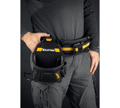 KRAFTOOL KP-6 поясная сумка с быстросъёмным креплением FastClip, 240 х 250 мм (38775) купить  в Сочи