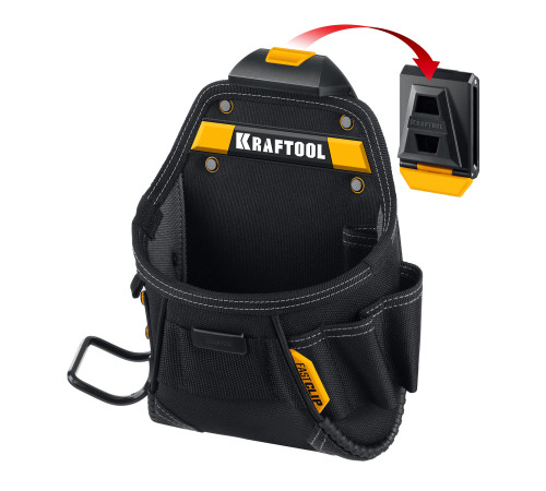 KRAFTOOL KP-6 поясная сумка с быстросъёмным креплением FastClip, 240 х 250 мм (38775) купить  в Сочи