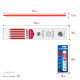 ЗУБР красные, d 2,8 мм, HB, 6 шт грифели для автоматического карандаша (06313-3) купить  в Сочи