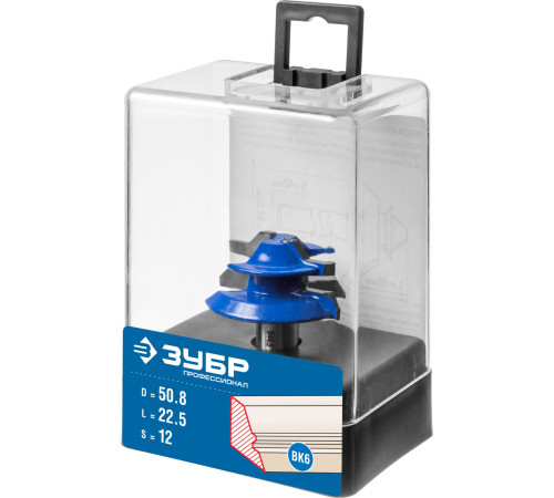 ЗУБР 50.8 x 22 мм, фреза кромочная для углового сращивания, Профессионал (28724-50.8) купить  в Сочи