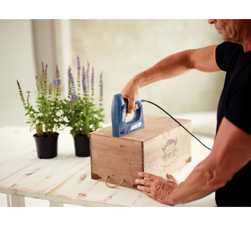 RAPID R:El.Staple Gun ESN114, тип 140 и гвоздей 300, 2-в-1, нейлер-степлер (гвозде/скобозабиватель) электрический для скоб (5000131) купить  в Сочи