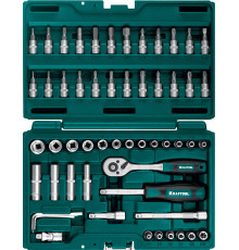 KRAFTOOL X-Drive, 57 предм., (1/4″), универсальный набор инструмента (27885-H57)
