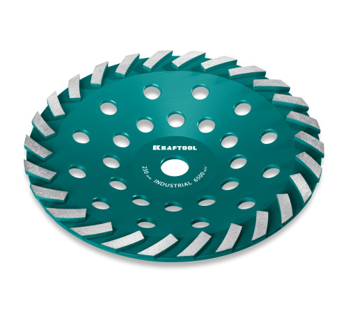 KRAFTOOL Turbo d 230 мм, сегментная алмазная чашка, INDUSTRIAL (33368-230) купить  в Сочи