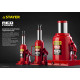 STAYER RED FORCE, 4 т, 195 - 380 мм, бутылочный гидравлический домкрат, Professional (43160-4) купить в Сочи
