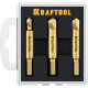 KRAFTOOL 3 шт, набор экстракторов поврежденного крепежа (26770-H3) купить в Сочи