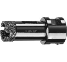 ЗУБР АВК, d 20 мм, (М14, 15 мм кромка), вакуумная алмазная коронка, Профессионал (29865-20)