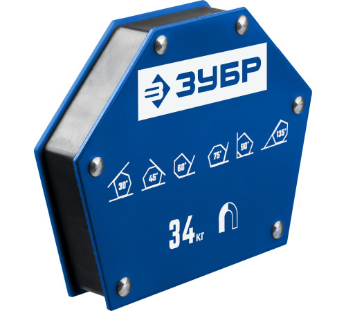 ЗУБР УМ-6, 34 кг, угольник магнитный для сварочных работ, Профессионал (40055-34) купить  в Сочи