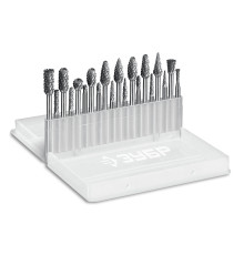 ЗУБР 20 шт набор борфрез твердосплавных, хв-к 3 мм, ПРОФЕССИОНАЛ (28816-H20)