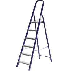 СИБИН 6 ступеней, 124 см, стальная стремянка (38803-06)