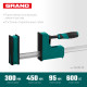 KRAFTOOL Grand-300/450, 300/450 мм, сжатие/распор, 600 кгс, глубина зажима 95 мм, корпусная струбцина (32240-30) купить в Сочи