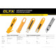 OLFA 17.5 мм, с выдвижным лезвием, нож (OL-SK-4) купить в Сочи