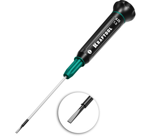 KRAFTOOL Precision SL1.5, отвертка для точных работ (25681-1.5) купить в Сочи KRAFTOOL Precision SL1.5, отвертка для точных работ (25681-1.5) купить в Сочи