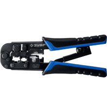 ЗУБР RJ7, (RJ45, RJ11, RJ12), 203 мм, универсальный кримпер, Профессионал(22650)