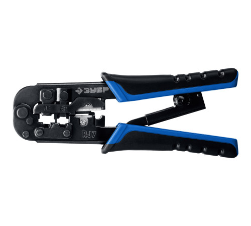 ЗУБР RJ7, (RJ45, RJ11, RJ12), 203 мм, универсальный кримпер, Профессионал(22650) купить  в Сочи