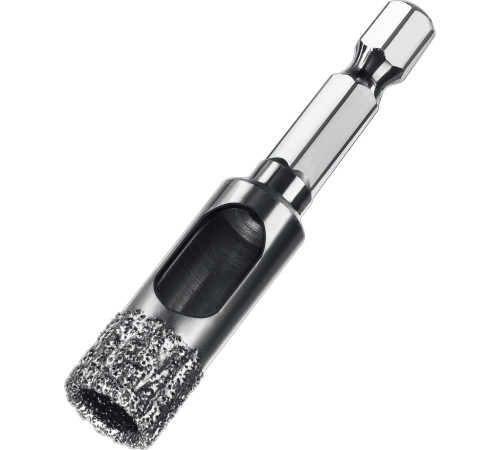 ЗУБР АВК, d 12 мм, (HEX 1/4″, 15 мм кромка), вакуумное алмазное трубчатое сверло, Профессионал (29865-12) купить  в Сочи