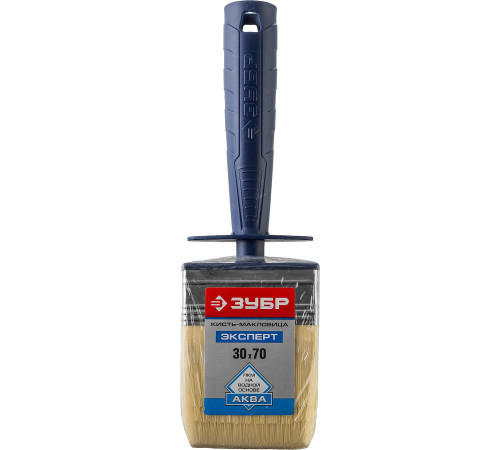 ЗУБР АКВА, 3 х 70 см, смешанная искусственная, щетина, пластмассовый корпус, для воднодисперсионных и акриловых ЛКМ, макловица (01817-07) купить  в Сочи