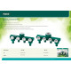 RACO ORIGINAL, 1/2″ - 3/4″, четырехканальный, с внутренней резьбой, из ABS пластика, поливочный распределитель (4250-55258C) купить  в Сочи