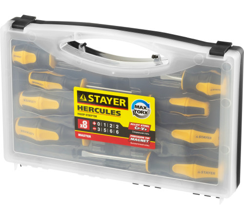 STAYER Hercules, 8 предм, набор отверток (25055-H8) купить  в Сочи