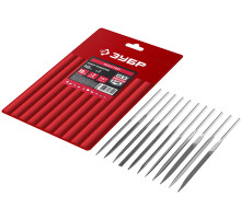 ЗУБР 10 шт, 140 мм, набор надфилей в чехле (1605-H10)