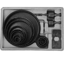 STAYER Maxcut, 12 шт, 19-127 мм, набор кольцевых коронок по дереву (29600-H15)