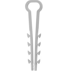 ЗУБР ДХ-П, 10 мм, нейлон, 100 шт, дюбель-хомут для плоского кабеля (30912-10)