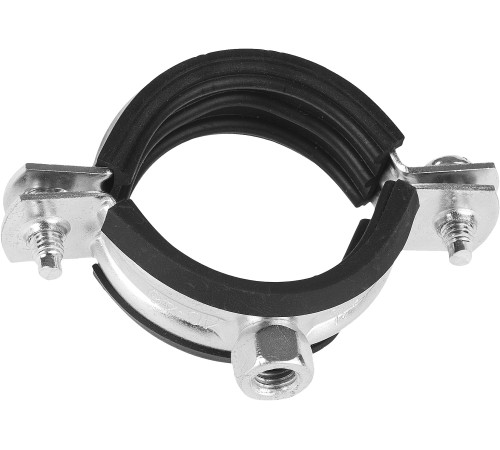 Хомут трубный с гайкой, 1/2″, 200шт, оцинкованный, ЗУБР купить  в Сочи