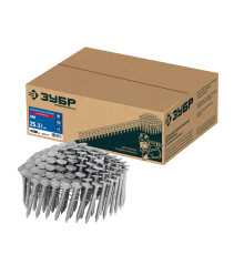 ЗУБР CRN 25 х 3.1 мм, барабанные гвозди кровельные оцинкованные, 9000 шт (305385-25)
